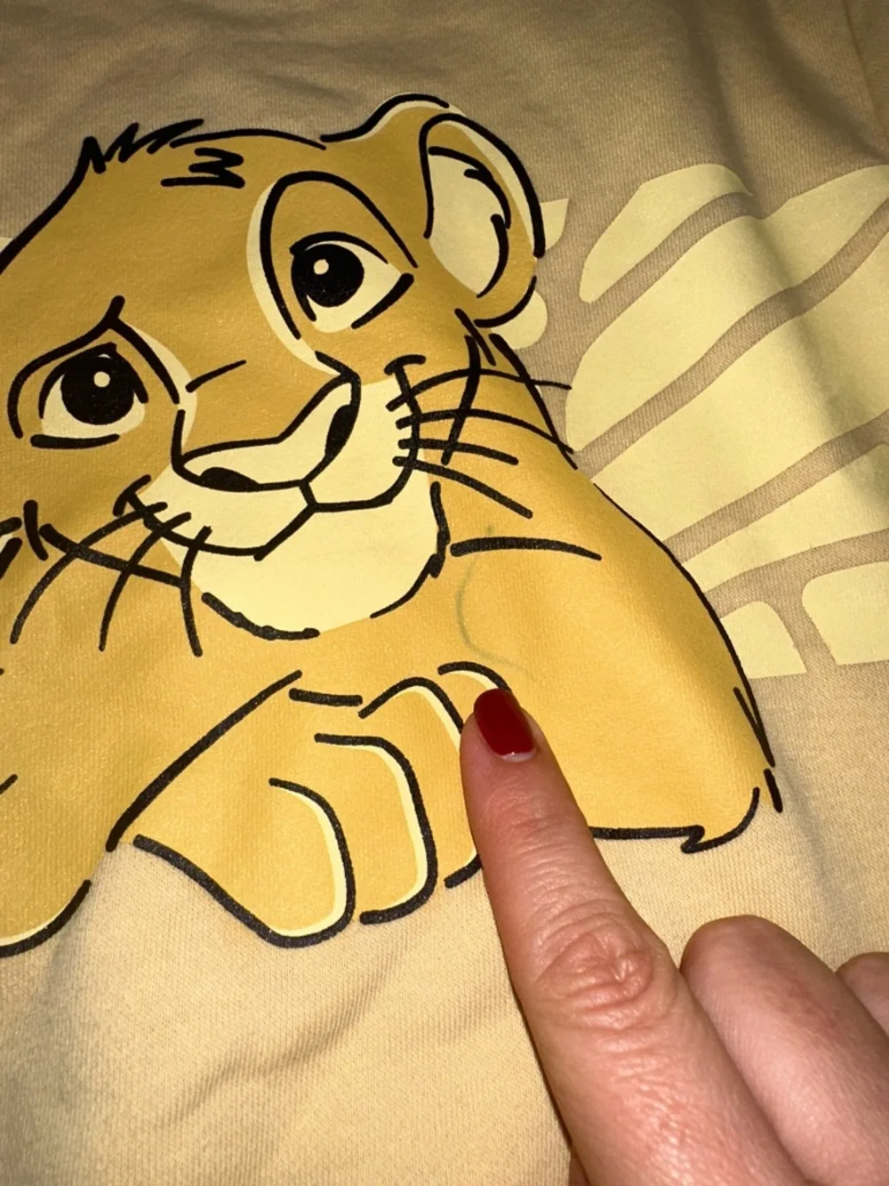 GAP Disney Lion King Kids Yellow Simba Sweatshirt & Joggers Set - Picture 3 of 7